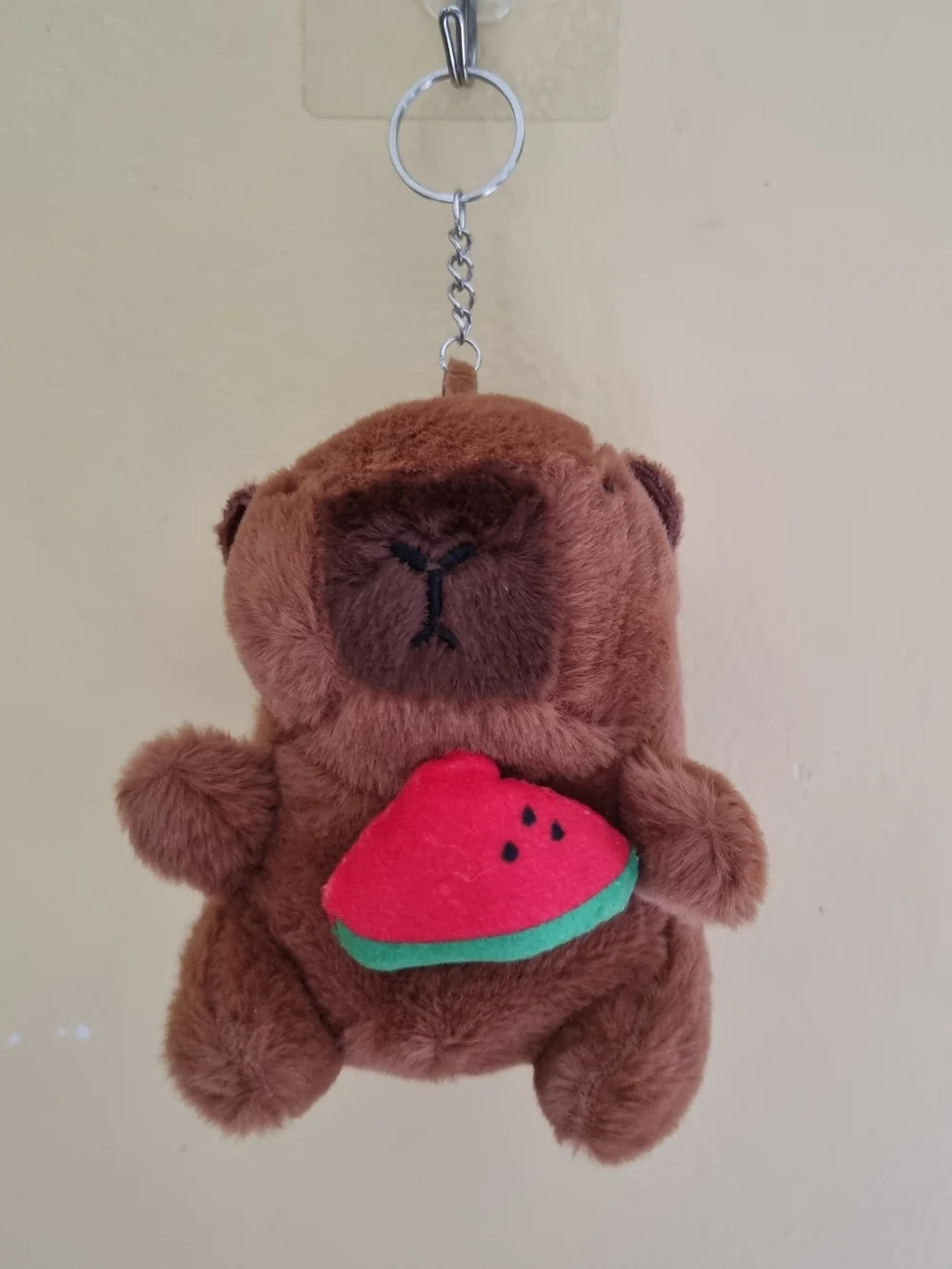 Cute Capybara Kids Bag Keychain Soft Plush Stuffed Toy Plushies Bag Accessories